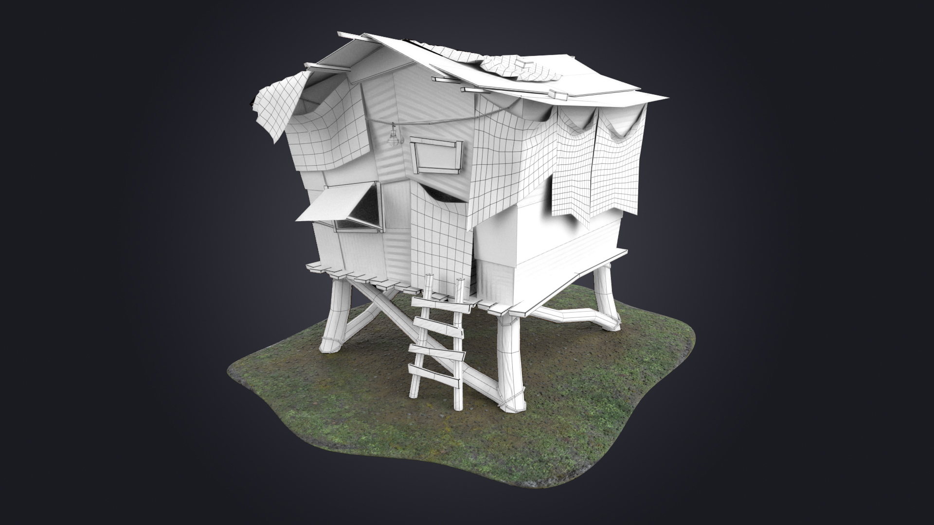 choza 09 wireframe